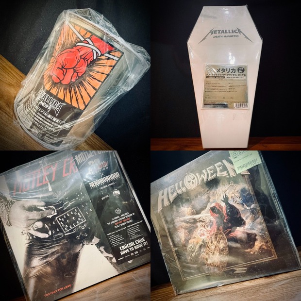 METAL新着】Metallica,MOTLEYCRUE,HELLOWEEN 廃盤CD&LP BOX 未 METAL新着】Metallica,MOTLEYCRUE,HELLOWEEN 廃盤CD&LP BOX 未