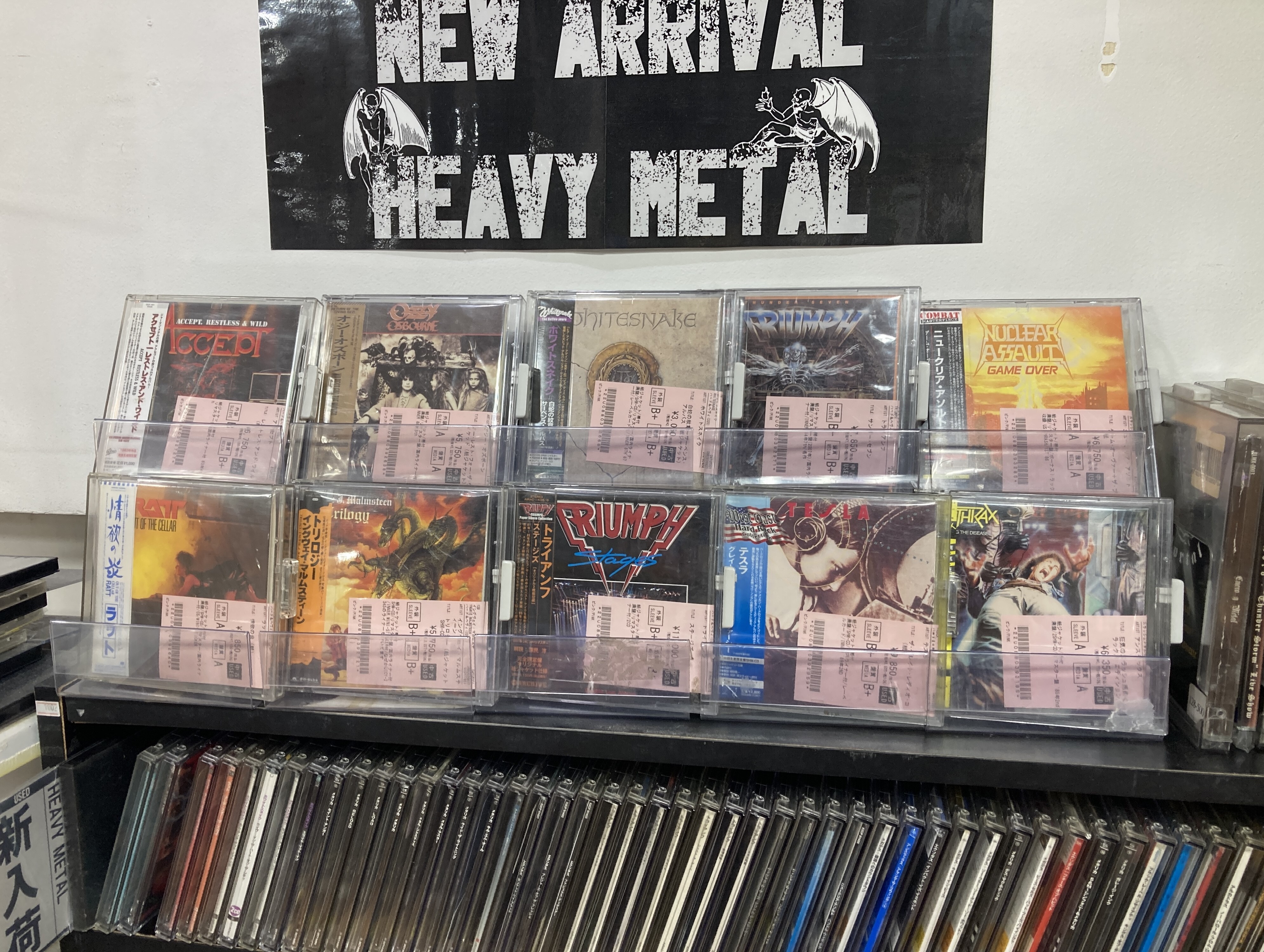 HEAVY METAL,HARD ROCK紙ジャケット中古CDストック・リスト PART.2 