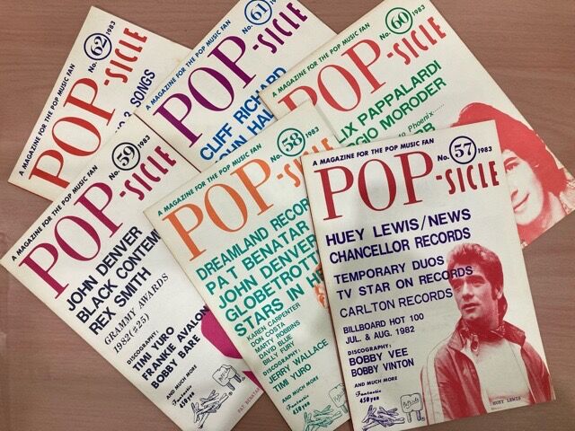 編集:木崎義二の米国音楽専門誌『POP-SICLE』が創刊号からNO.83号まで