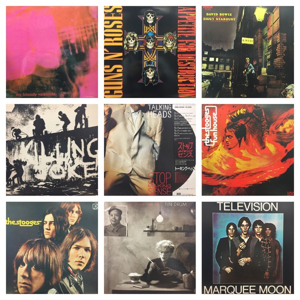 IGGY POP、DAVID BOWIE 他、中古ロック名盤レコード多数入荷しま