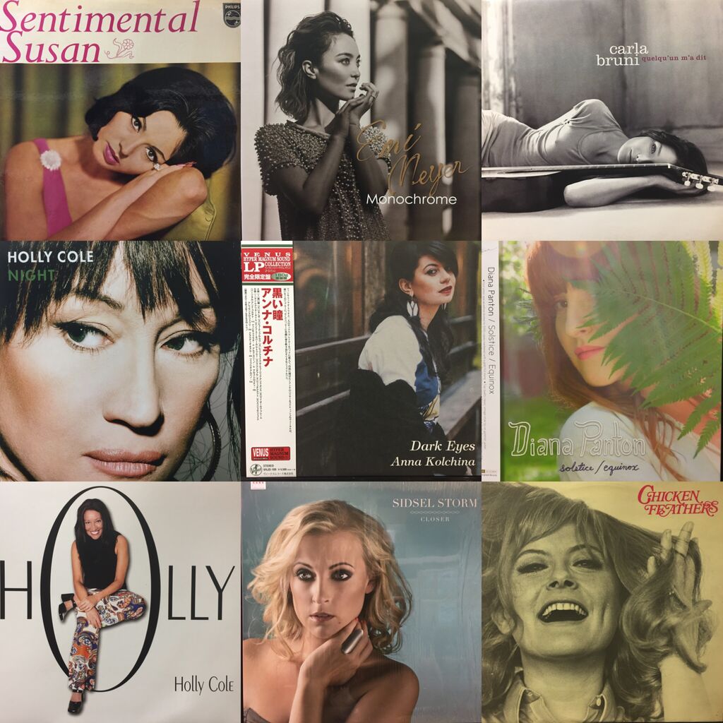 2&frasl;12(日) バレンタイン・デイ直前!! 女性ジャズVOCAL中古レコード100枚