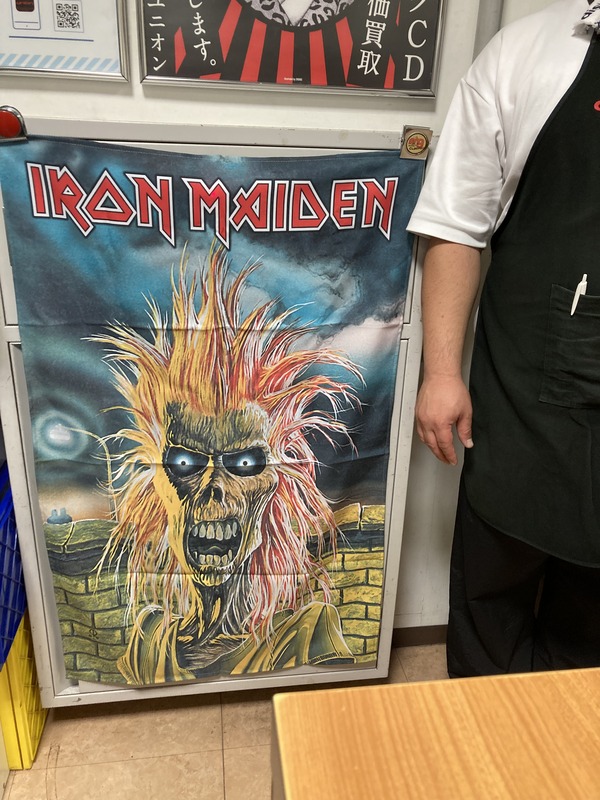 10/27(日) これはイケてる!! IRON MAIDEN タペストリー入荷
