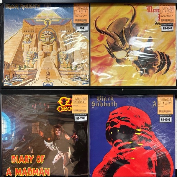METAL/HARD ROCK中古レコード入荷!BLACK SABBATH,IRON MAIDEN METAL/HARD ROCK中古レコード入荷!BLACK SABBATH,IRON MAIDEN