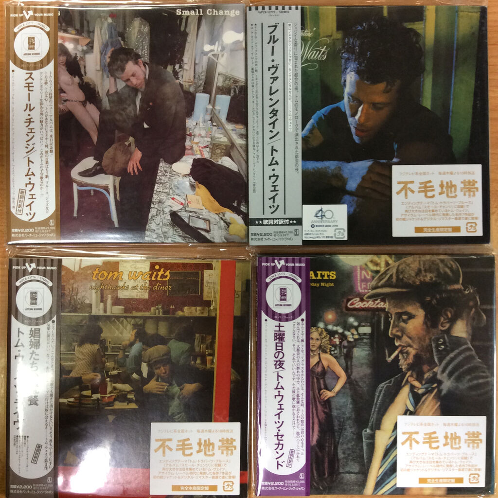 トム・ウェイツ 国内盤紙ジャケットCD4枚セット TOM WAITS