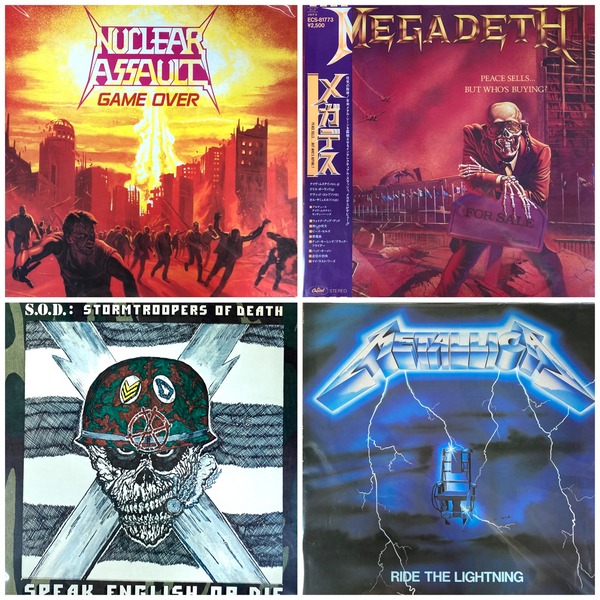 Thrash Metal/Hard Rock 中古レコード入荷】S.O.D., METALLICA Thrash Metal/Hard Rock 中古レコード入荷】S.O.D., METALLICA