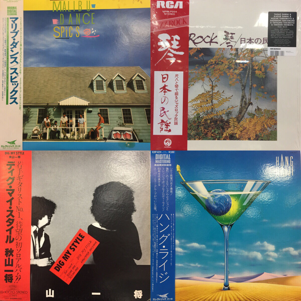 林忠男,SPICS,沢井忠夫,秋山一将,HANG RAIJI 和モノレコード5