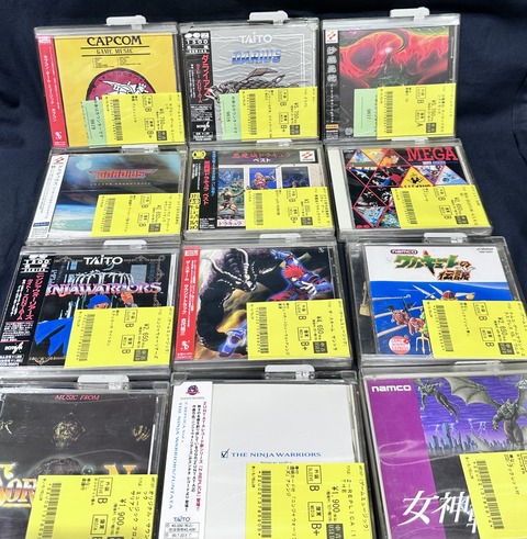 12/11(木)貴重なゲームサントラCD&カセット多数入荷しました