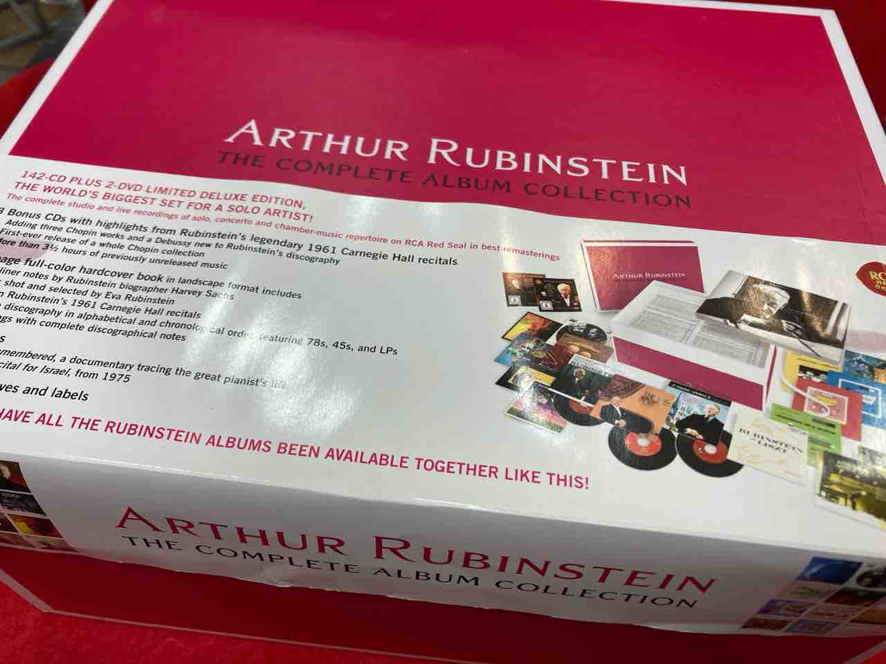 7/2(火)ルービンシュタインコンプリートBOX入荷いたしました 7/2(火)ルービンシュタインコンプリートBOX入荷いたしました