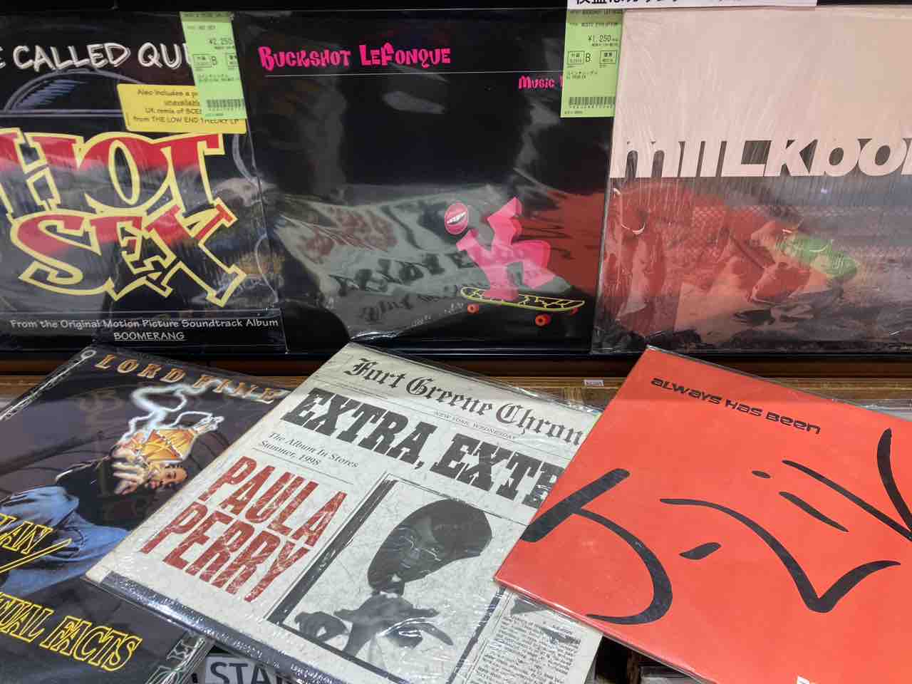 新入荷入替】6/4(木) HIPHOP R&B 新入荷400枚補充 ※90'S シングル多め