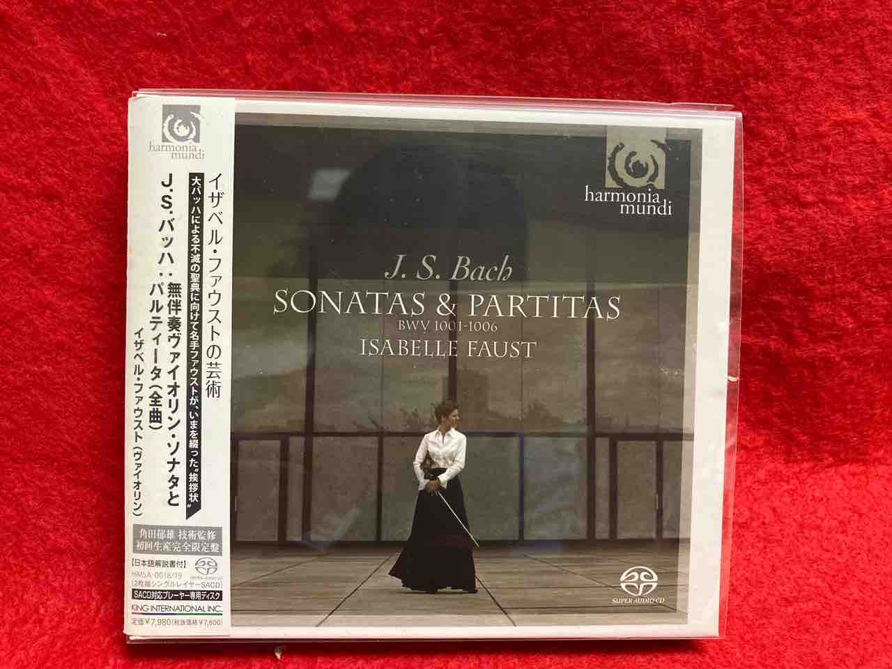 新品 ６枚組 HM　バッハ 無伴奏ソナタ全曲　イザベル・ファウスト イザベル・ファウストJ.S.バッハ：無伴奏ヴァイオリン・ソナタと