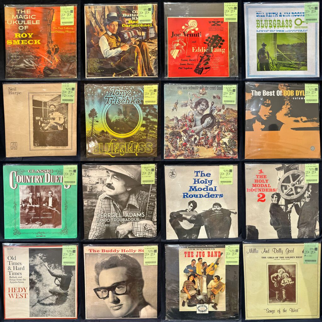 8/25(月)SSW/COUNTRY/FOLK/OLD TIME新着レコード200枚OVER出品