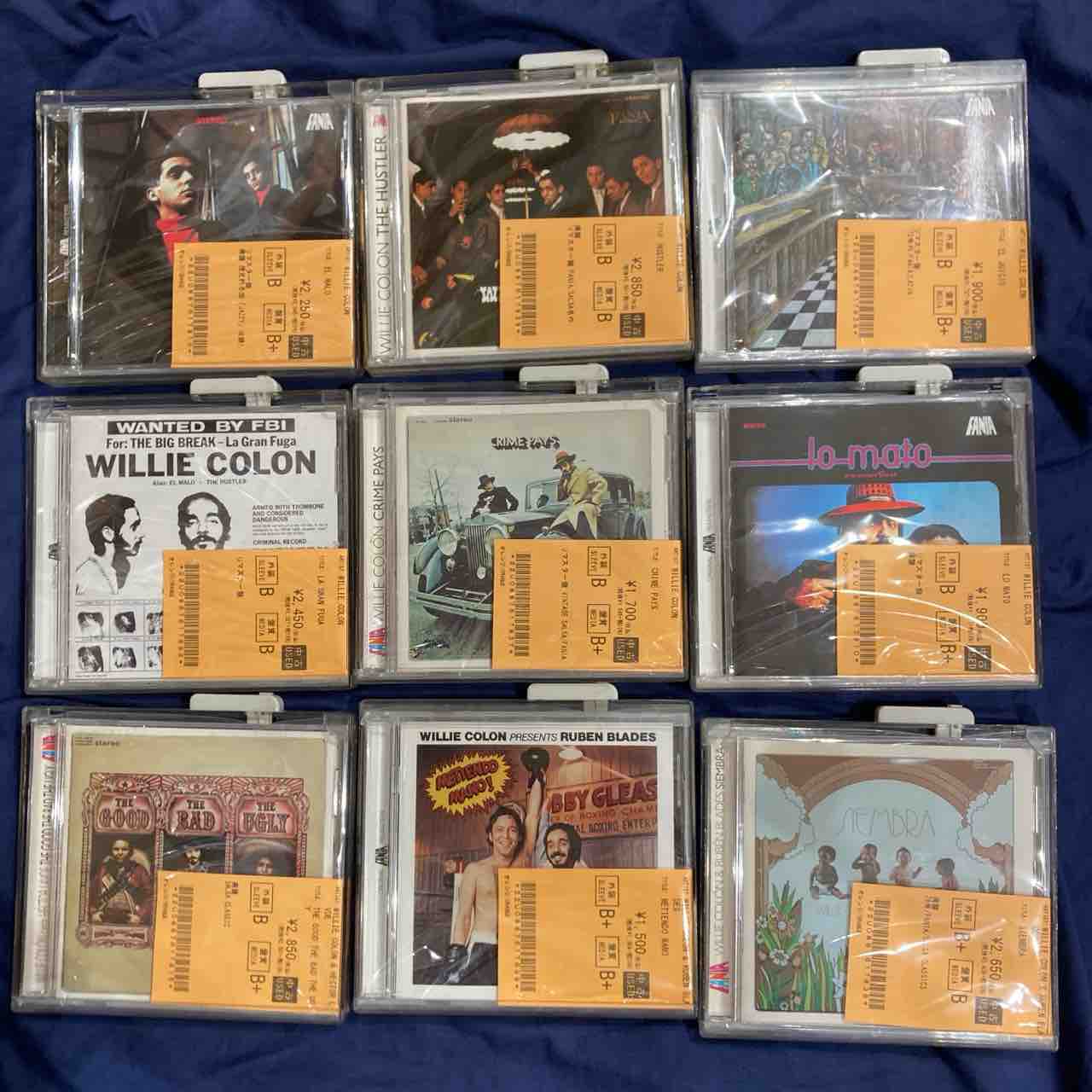W*O様 CDコレクションまとめ売り 中古入荷情報】サルサCD入荷！Willie Colon、Hector Lavoeなど