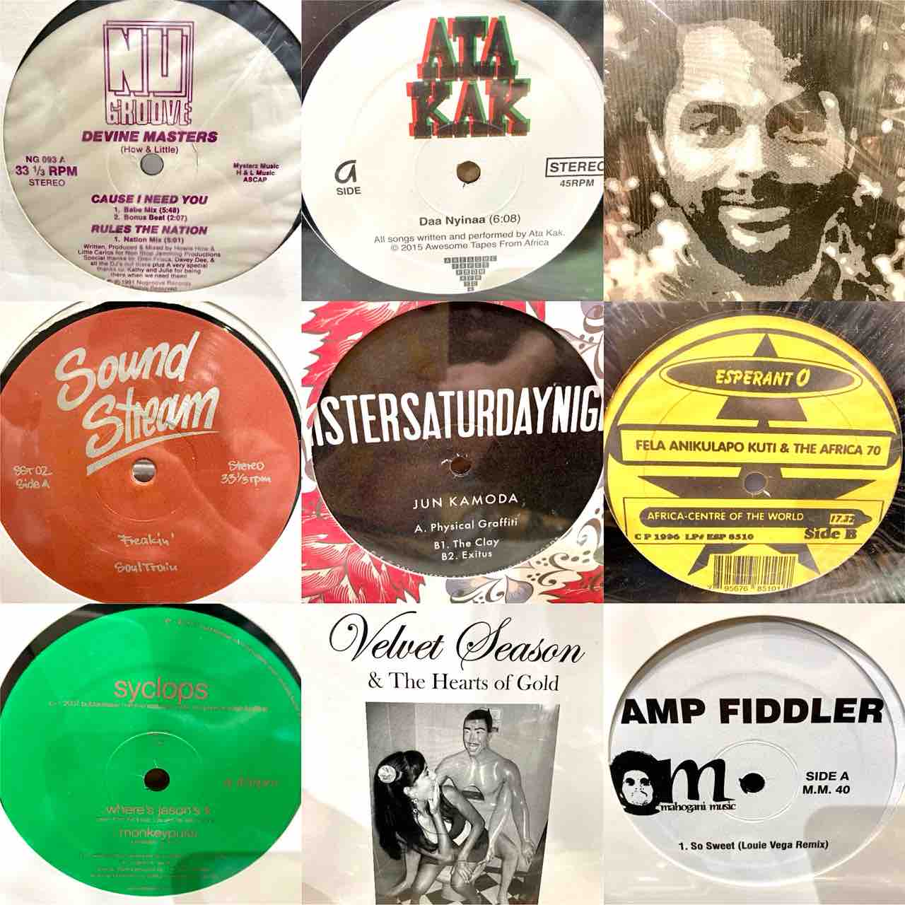 1/3販売状況更新【新春】1/2(金) TECHNO/HOUSE/EDIT/NU DISCO/DISCO 12