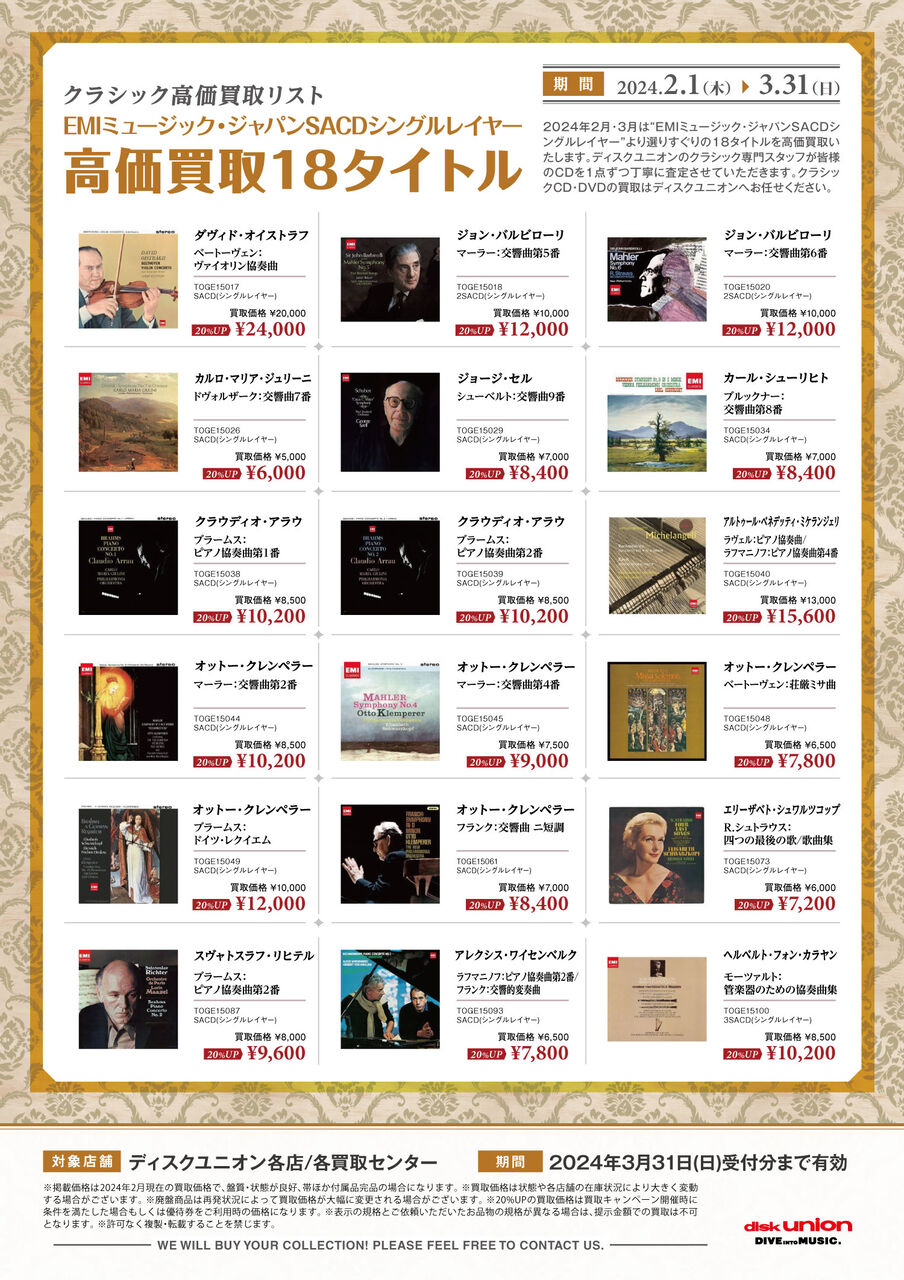 激安クラシックCDを楽しむ・・・その② / 中には正規録音の名盤