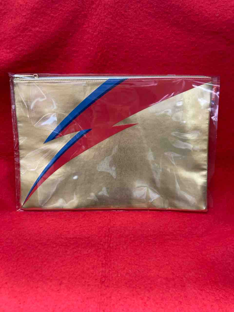 DAVID BOWIE is ボウイ展 グッズ 稲妻柄 クラッチバッグ