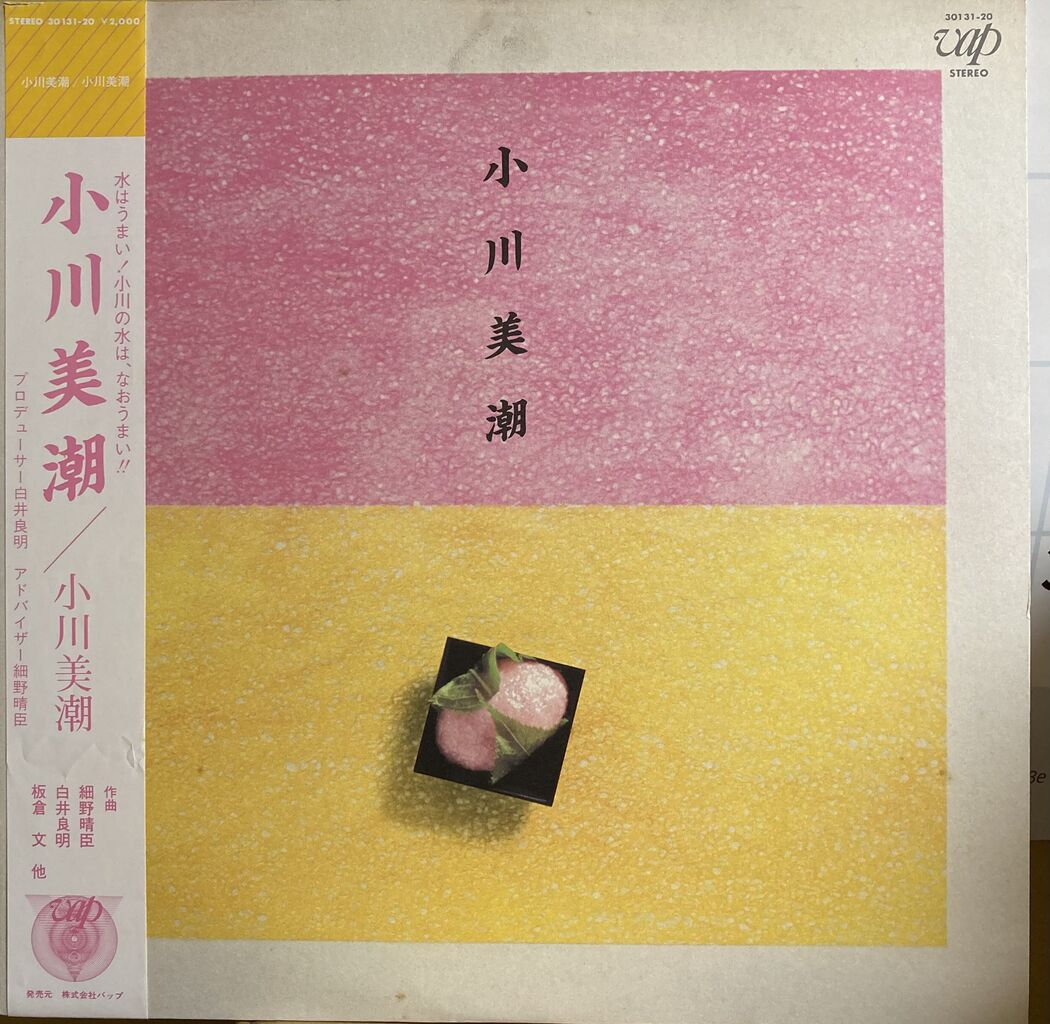 84年 細野晴臣,白井良明,板倉文参加【本日入荷中古LP】「小川 84年 細野晴臣,白井良明,板倉文参加【本日入荷中古LP】「小川