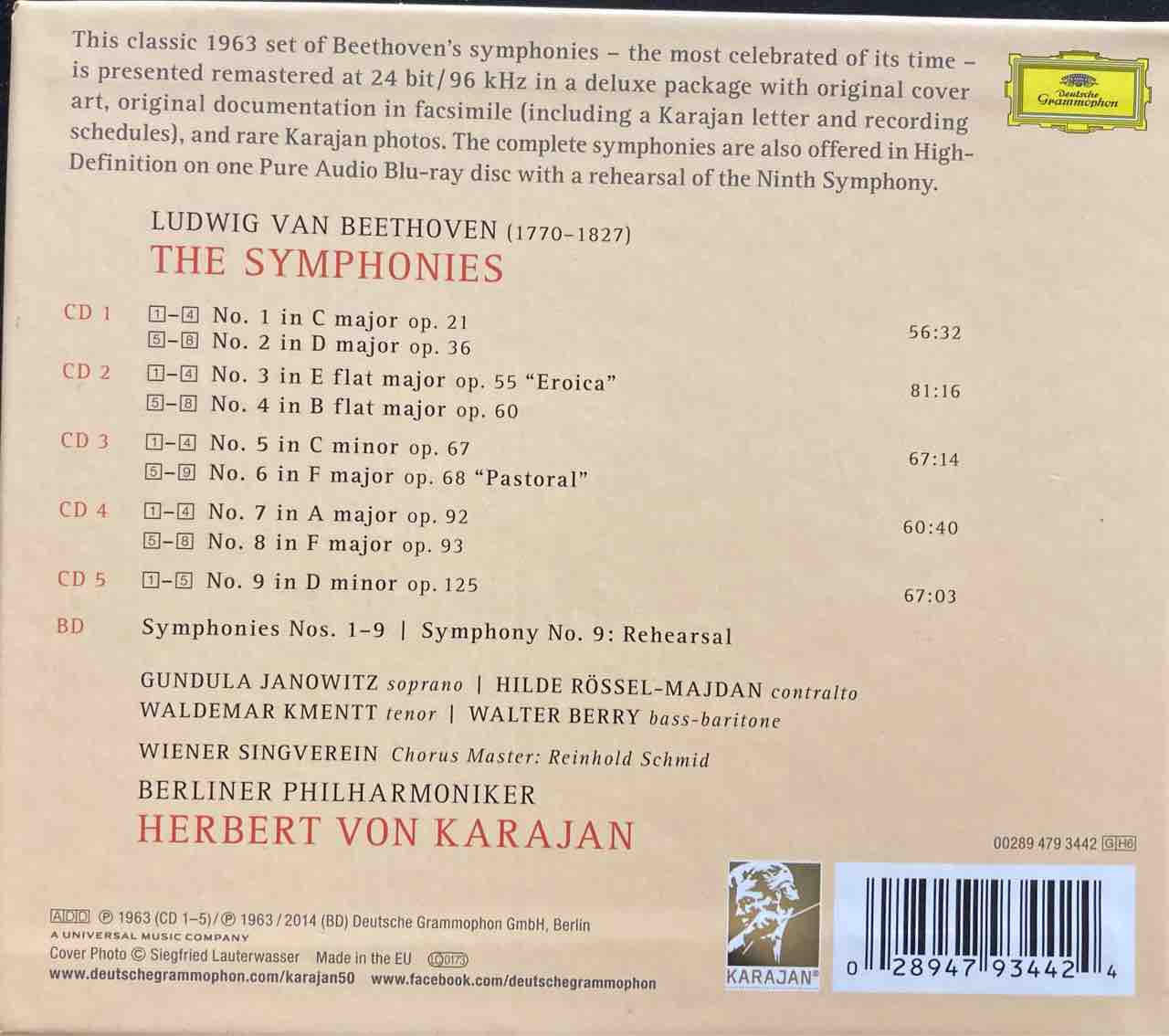 本日入荷中古CD】「KARAJAN / BEETHOVEN:SYMPHONIES 本日入荷中古CD】「KARAJAN / BEETHOVEN:SYMPHONIES