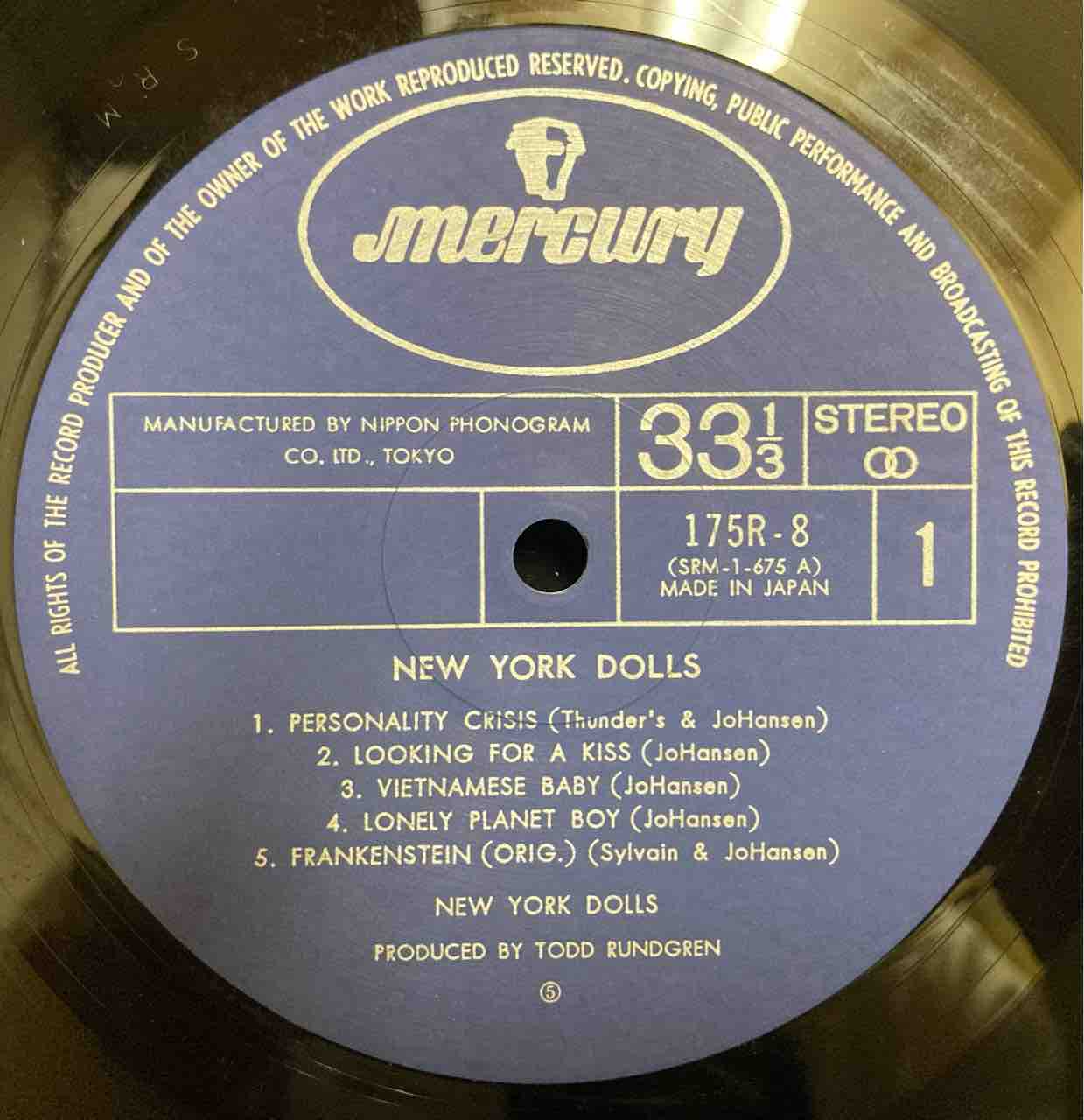 基本でしょう♪【本日入荷中古LP】「ニューヨーク・ドールズ