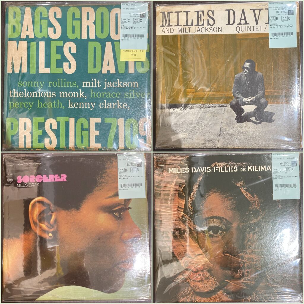 JAZZ中古LP入荷情報】MILES DAVIS 8タイトル入荷いたしました