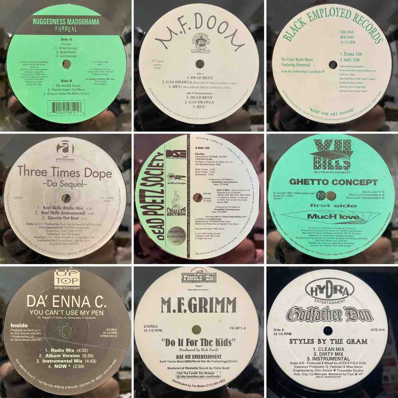 10/12(月祝) HIPHOP R&B 日本語ラップ中古レコードまとめて170枚放出