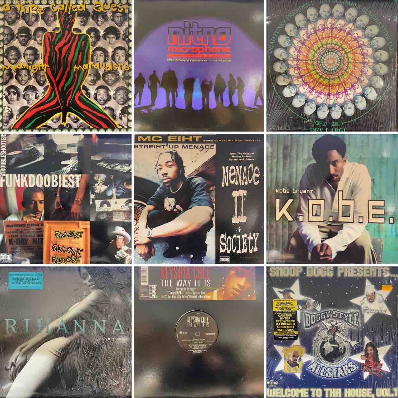 10/12(月祝) HIPHOP R&B 日本語ラップ中古レコードまとめて170枚放出