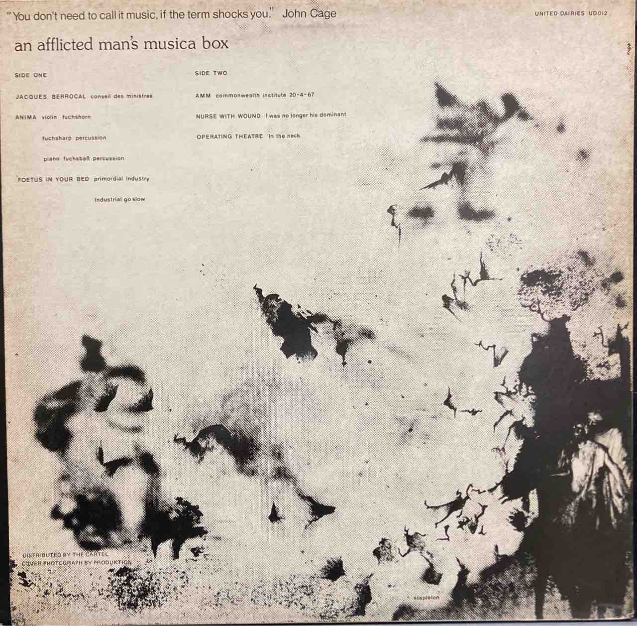 NOISE/AVANTGARADE【本日入荷中古LP】「AN AFFLICTED MAN'S NOISE/AVANTGARADE【本日入荷中古LP】「AN AFFLICTED MAN'S