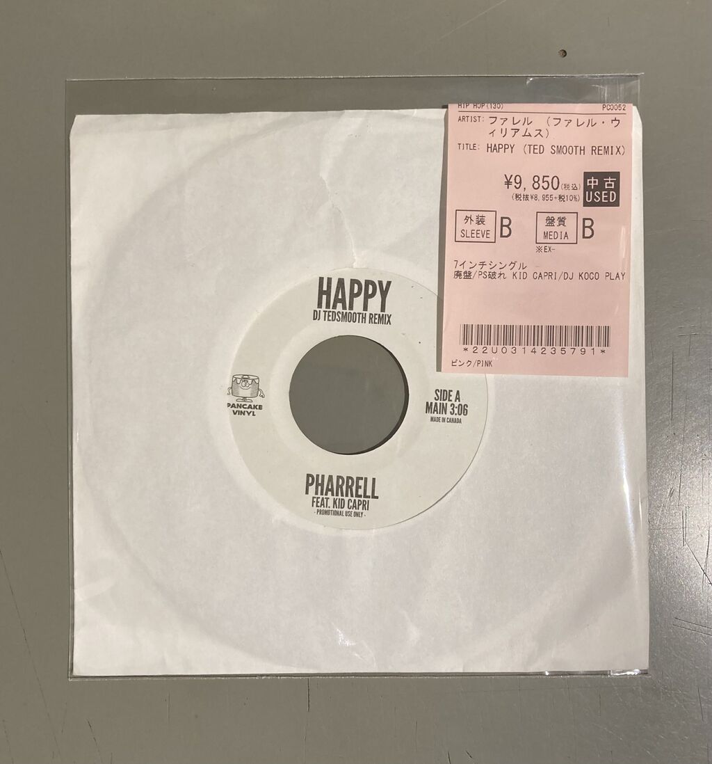 1/7(水)PHARRELL WILLIAMS feat. KID CAPRI / HAPPY (TED SMOOTH REMIX