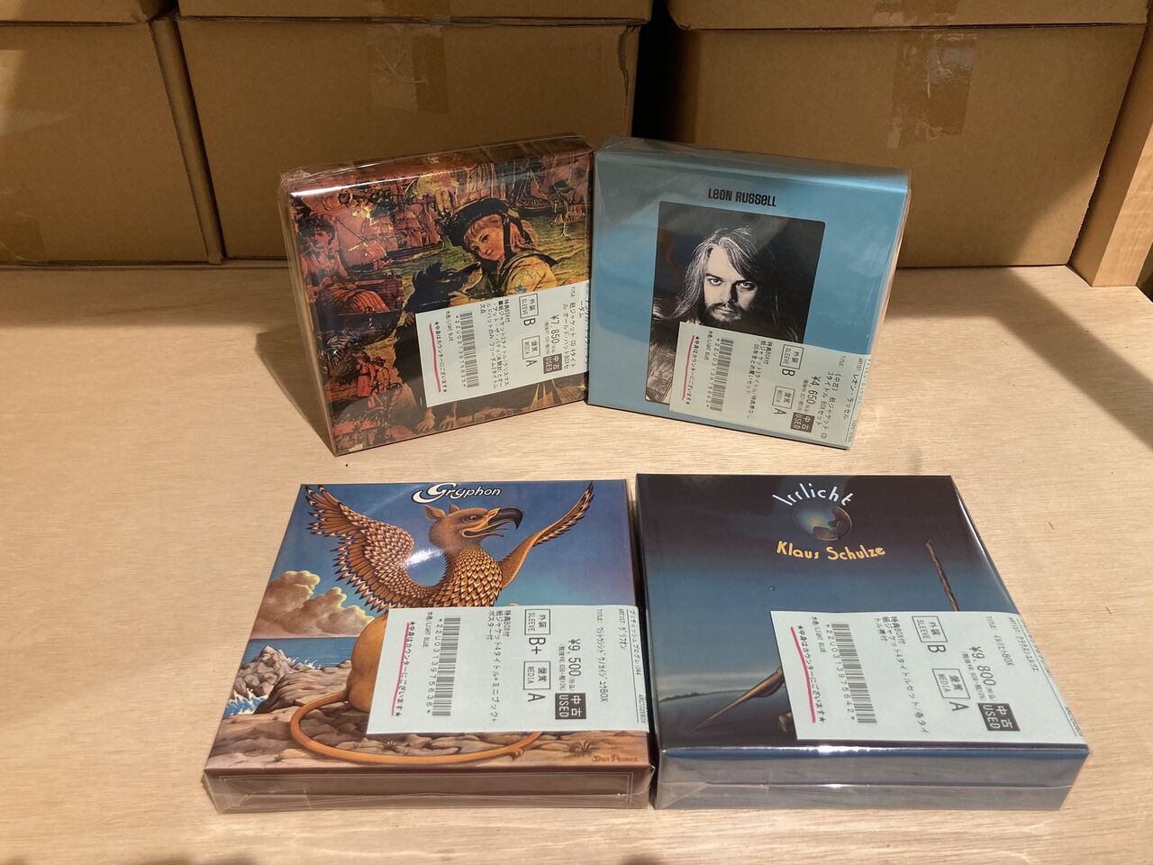 12/23(火)ロックの中古紙ジャケBOXが大量入荷いたしました