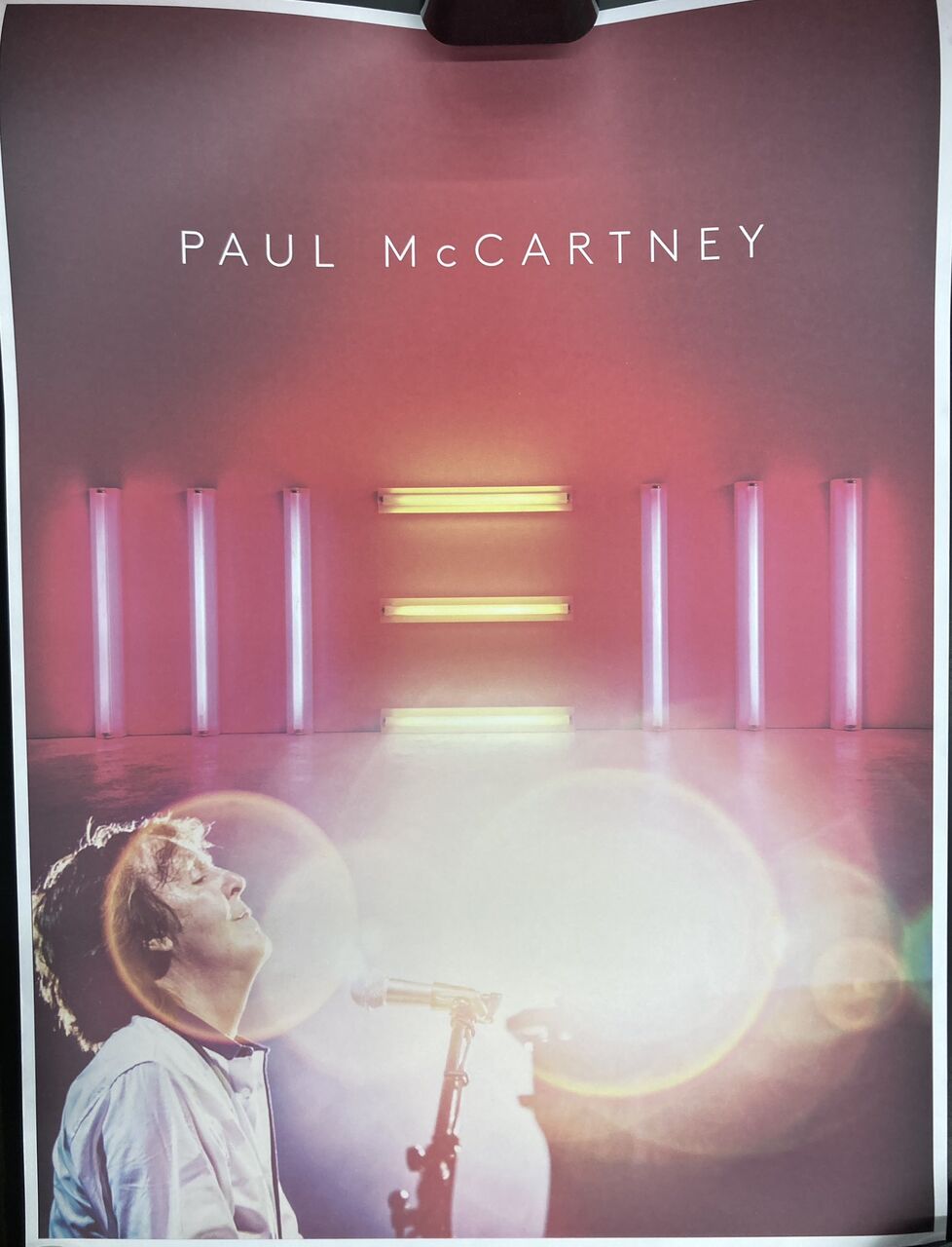 6/12(金) 【Beatles】George Harrison、Paul McCartneyのポスターが