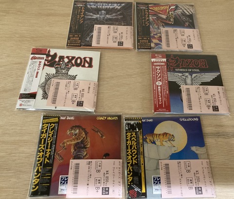 1/10(土) 【中古新入荷情報】紙ジャケットのハードロック/NWOBHM