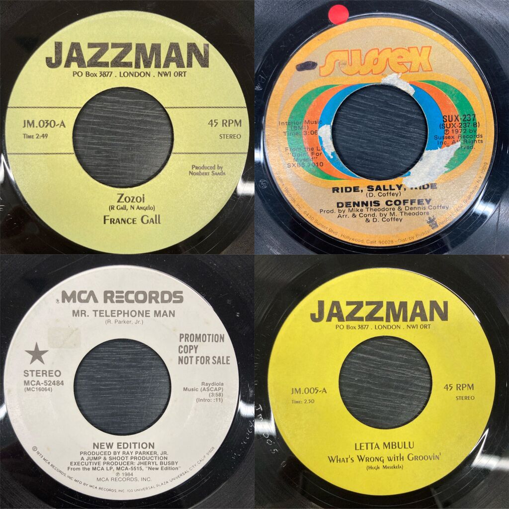 5/8(金)ソウルやHIPHOPを中心に中古7インチレコードが入荷いたしました