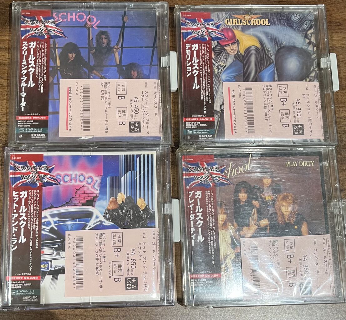 1/13(火)中古メタルCD&DVDが約350点まとめて入荷しました