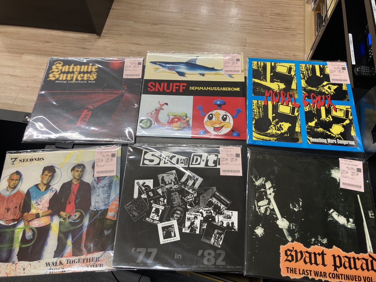 6/27(土)PUNKレコード/7inch 今月新入荷中古商品リスト！！通販も出