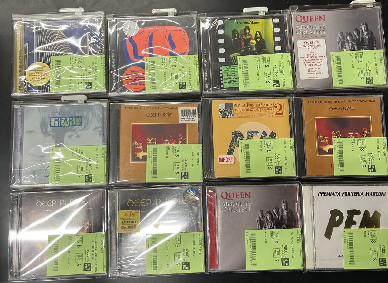 4/1(水)ロック・プログレ・ハードロック中古CD入荷情報！未開封品多数