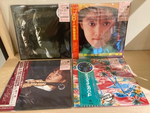 8/18(月)日本のロックポップス！！！今月新着中古レコード紹介です