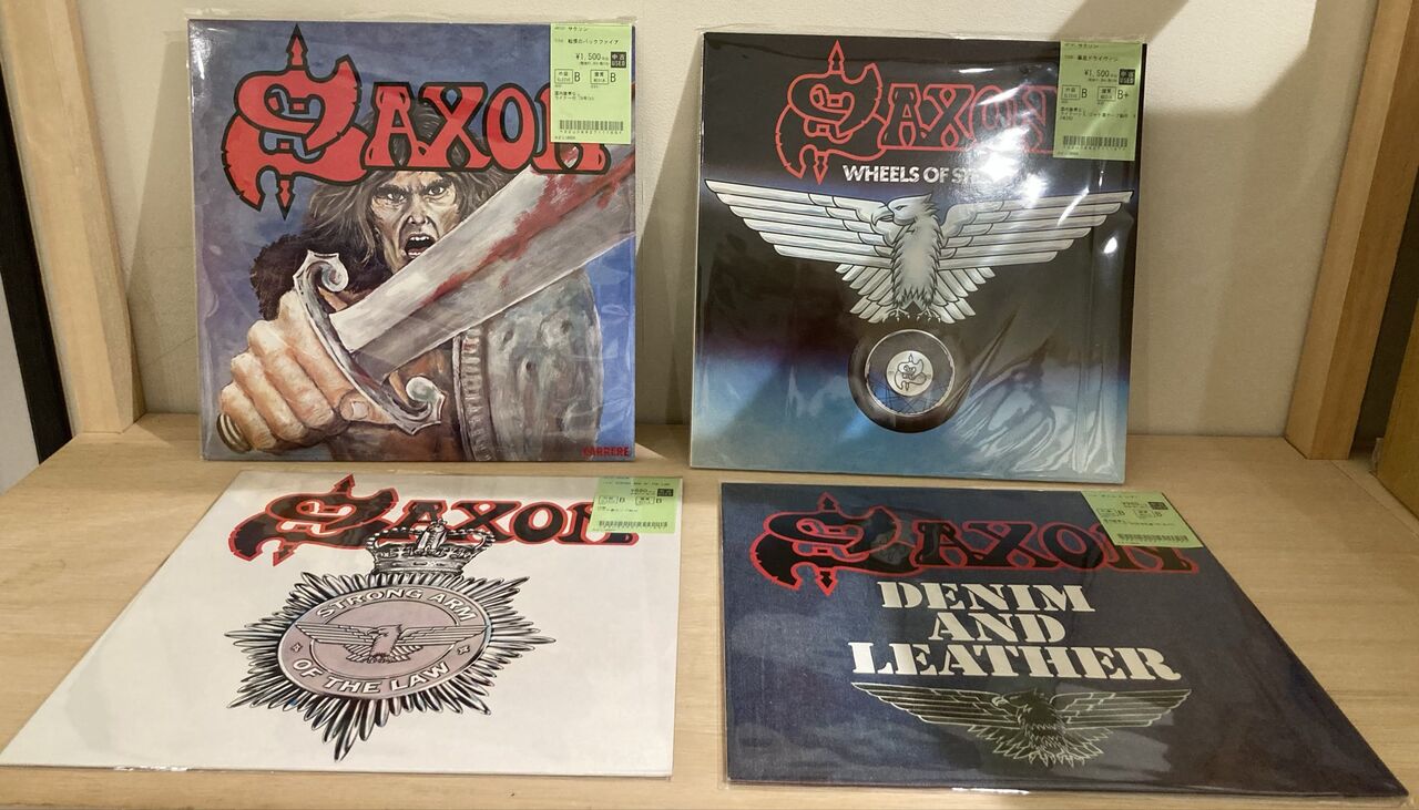 10/20(月) 【中古新入荷情報】サクソン/グレイト・ホワイト/ブルー