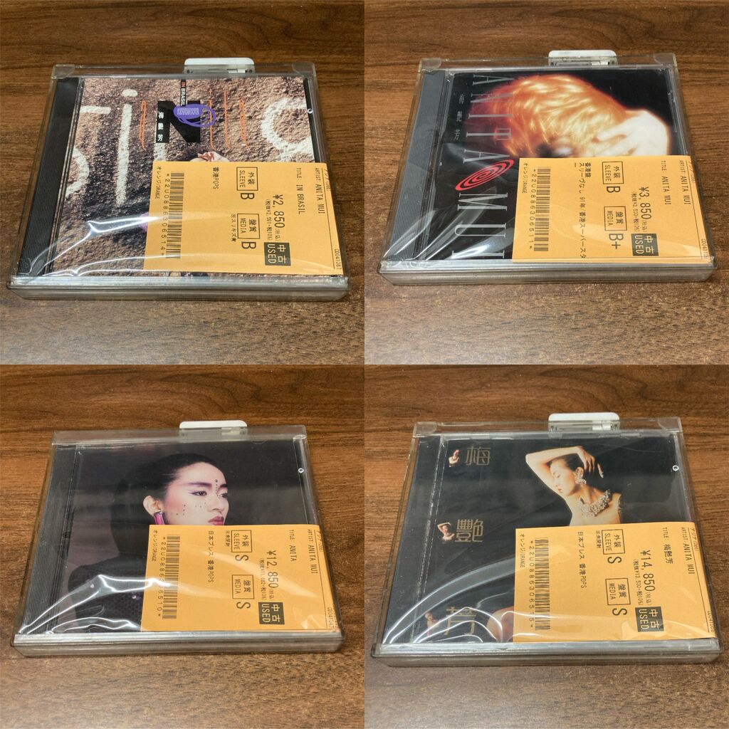 4/29(水)香港や台湾の女性シンガーの中古CDが入荷いたしました