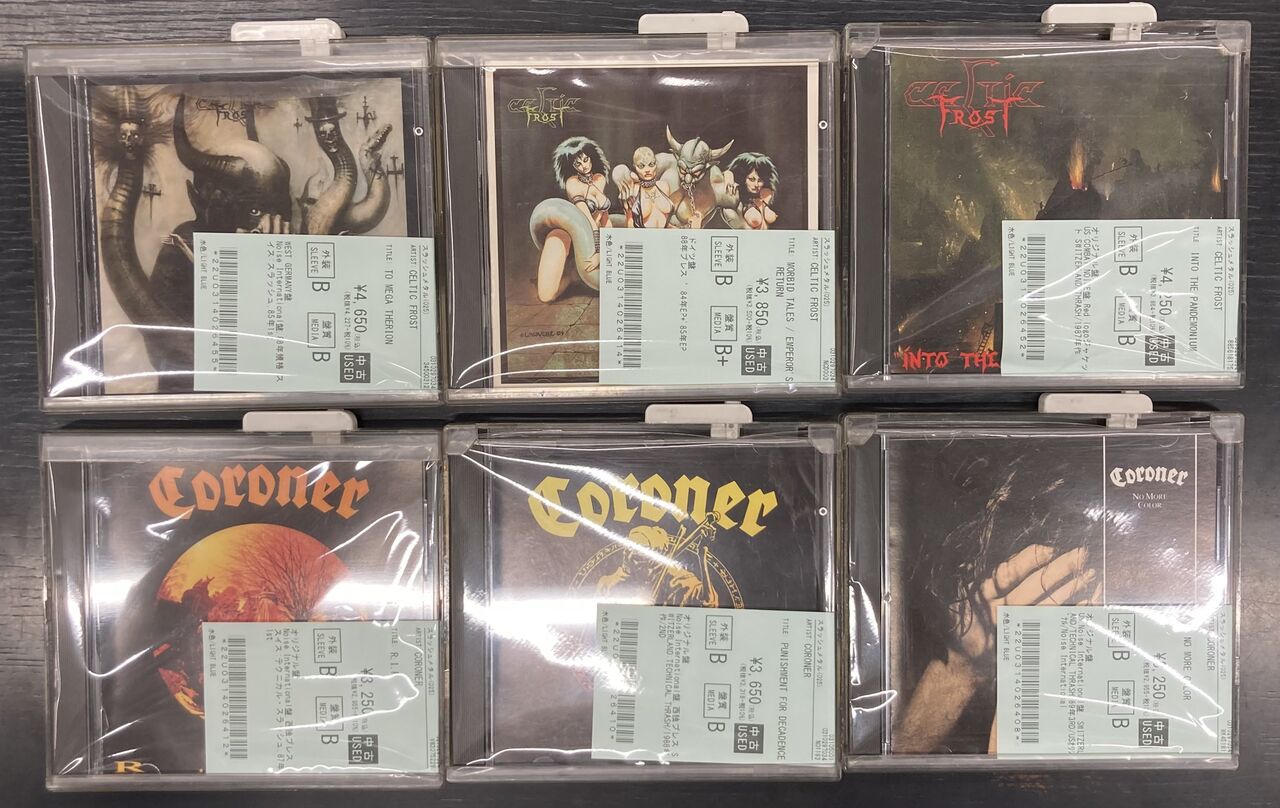 12/24(水) 【中古新入荷情報】 ハードロック/ヘヴィメタル/スラッシュ