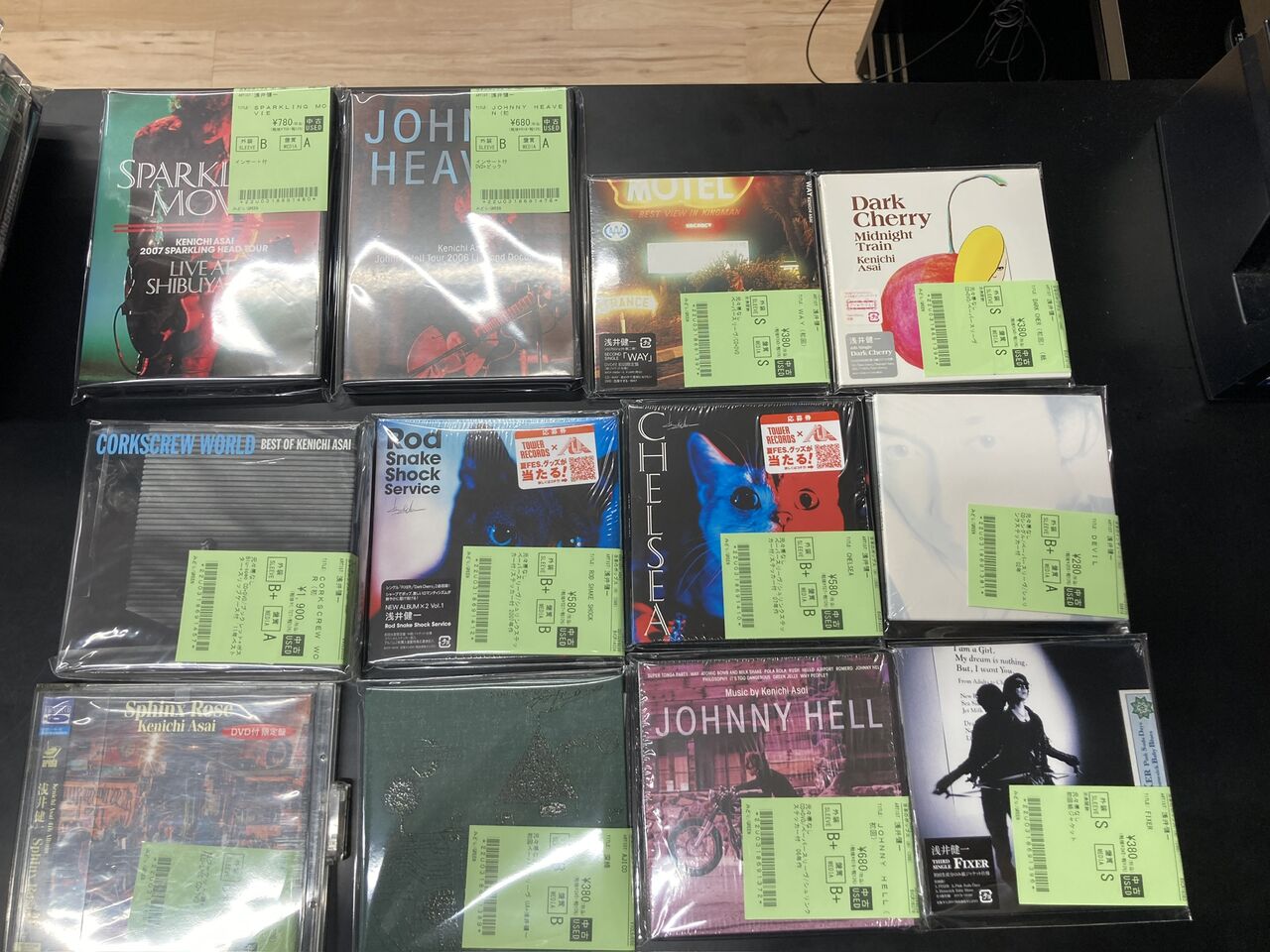 9/4(金)ブランキー！SHERBETS！JUDE！ベンジー関連のCD/DVDが一挙入荷