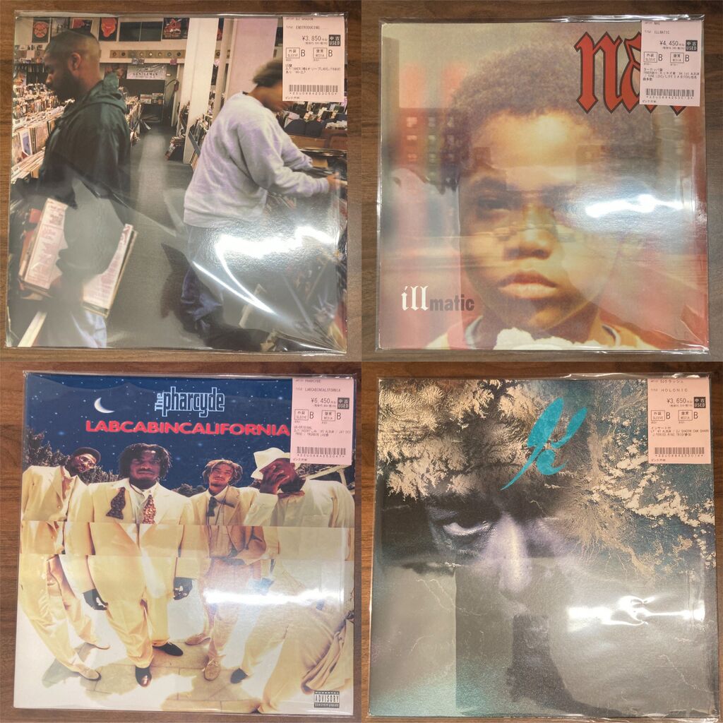 1/8(木)【中古入荷情報】HIPHOP、クラブミュージックのレコードが入荷