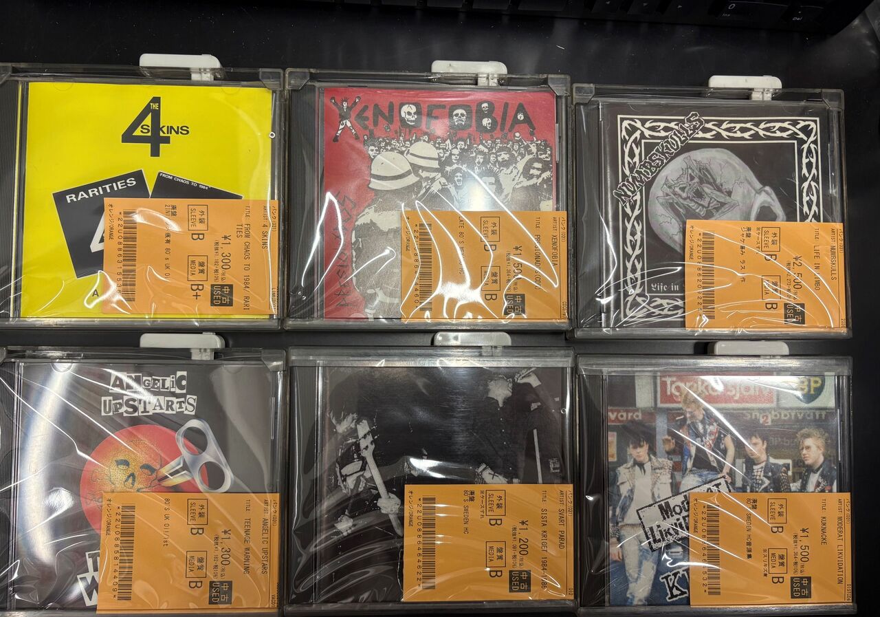 9/10(木)PUNK CD新入荷リスト！XENOFOBIA、SVART PARAD、MODERAT