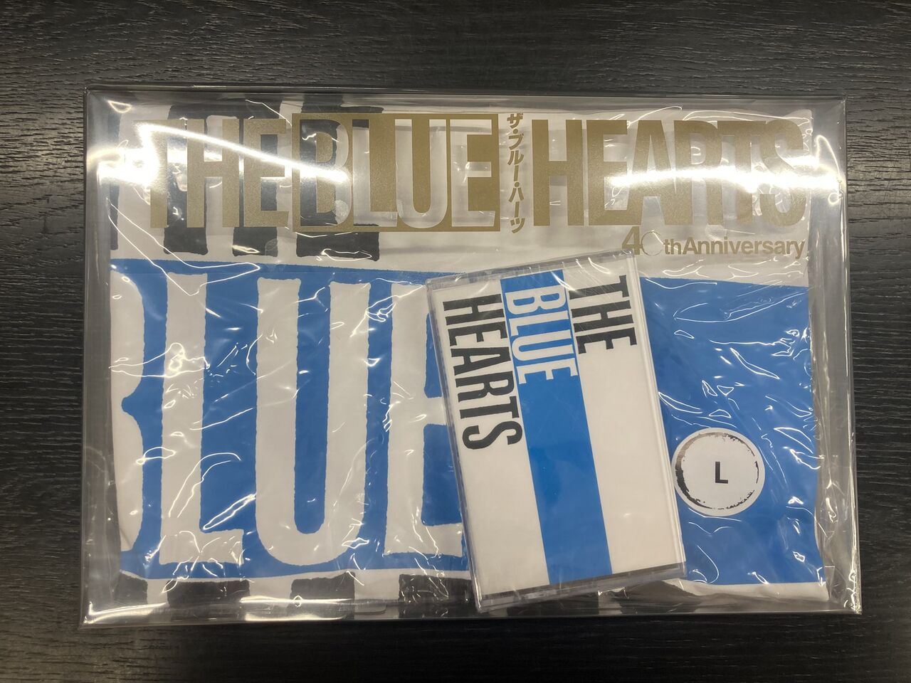 ブルーハーツ カセットテープ+Tシャツ THE BLUE HEARTS 新品 L ブルーハーツ BLUE HEARTS Tシャツ 甲本ヒロト バンドT 真島