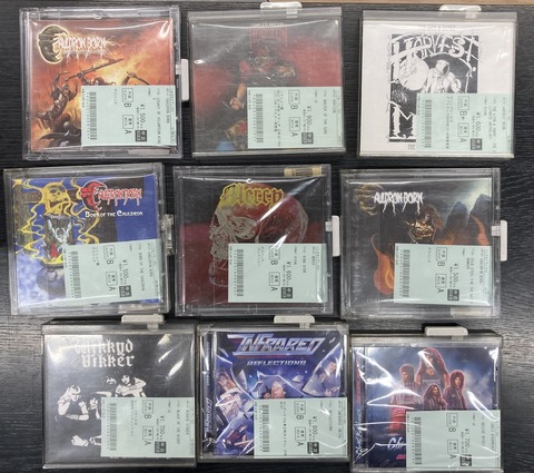 10/14(水) 【中古新入荷情報】ハードロック＆ヘヴィメタルCD入荷いたし