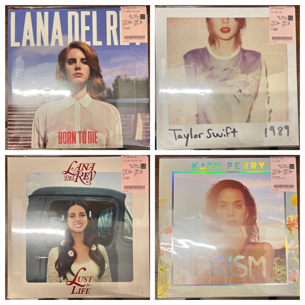 新品未開封　Taylor Swift & Bruno Mars レコードセット 8/14(木)【ROCK新入荷】TALOR SWIFTなどロック近年盤まとめて