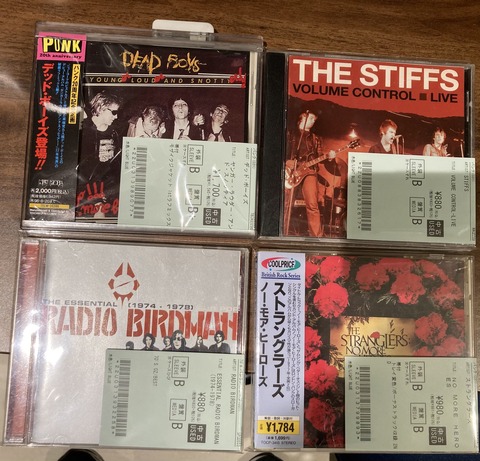 12/22(月)PUNK 中古CD新着品！！STIFFS、DEAD BOYS、DISCHARGE