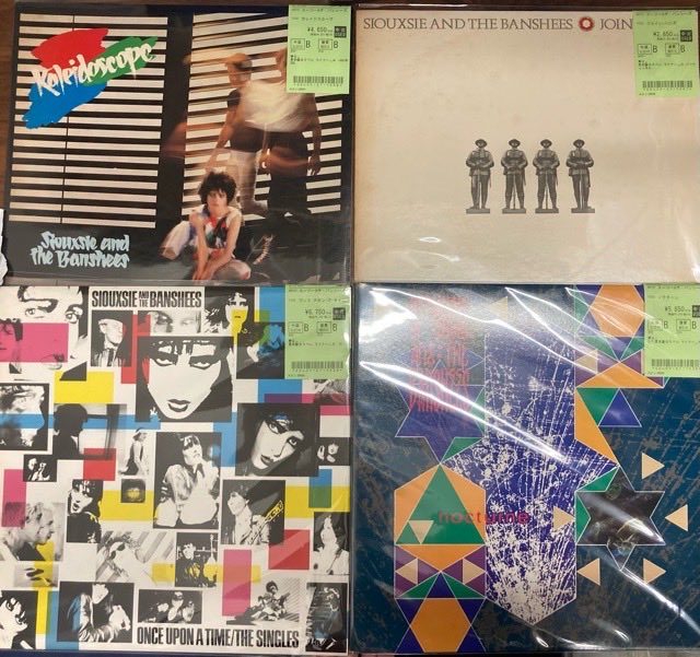 10/18(土)ROCK中古レコード新入荷情報！！スージー＆バンシーズ他見本