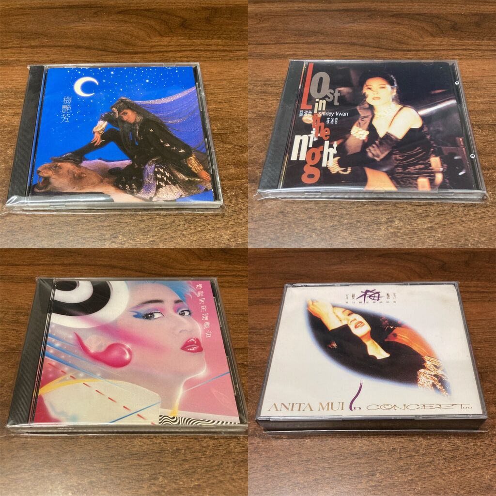 4/29(水)香港や台湾の女性シンガーの中古CDが入荷いたしました