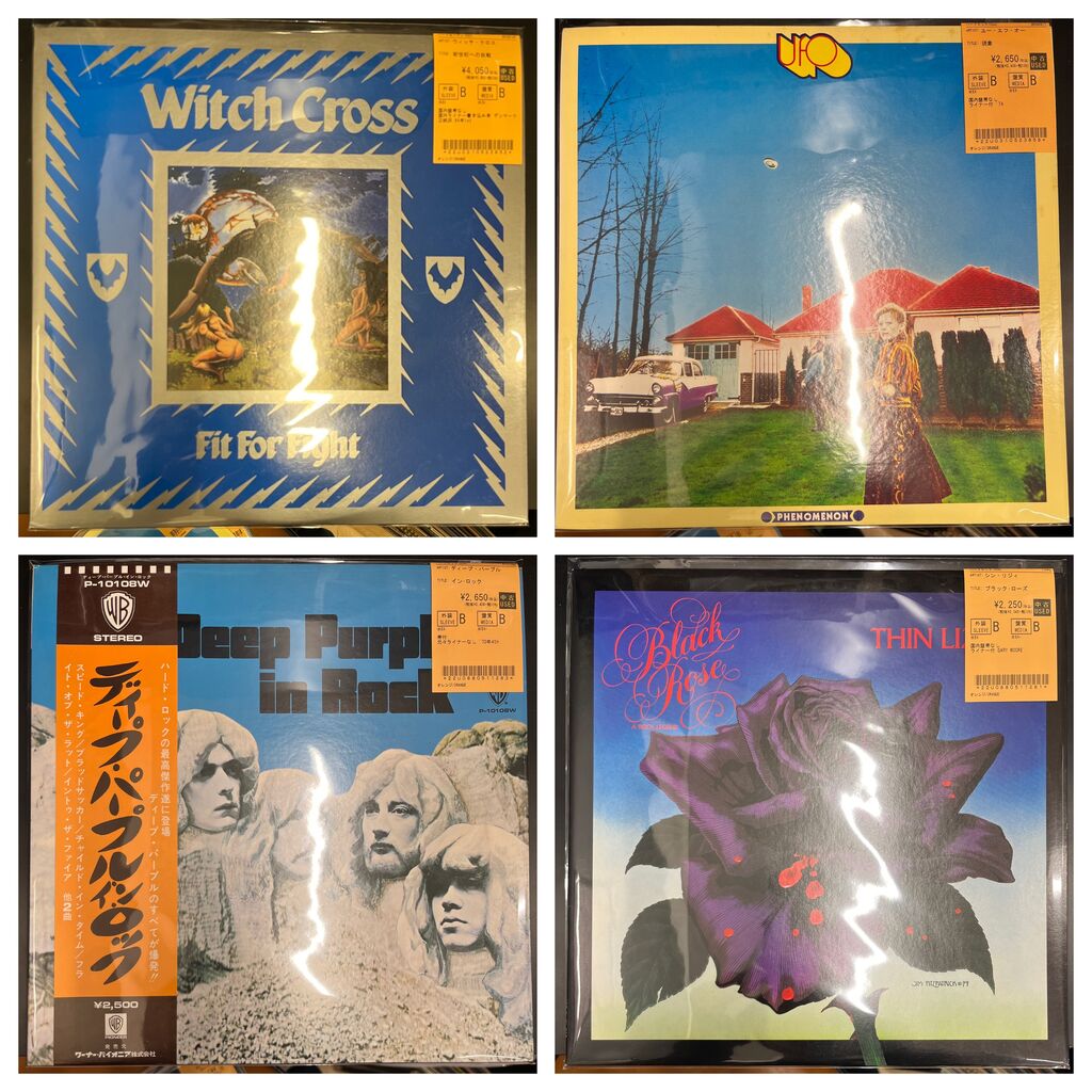 中古新入荷】BLACK SABBATH、URIAH HEEPなどハードロックのレコードが