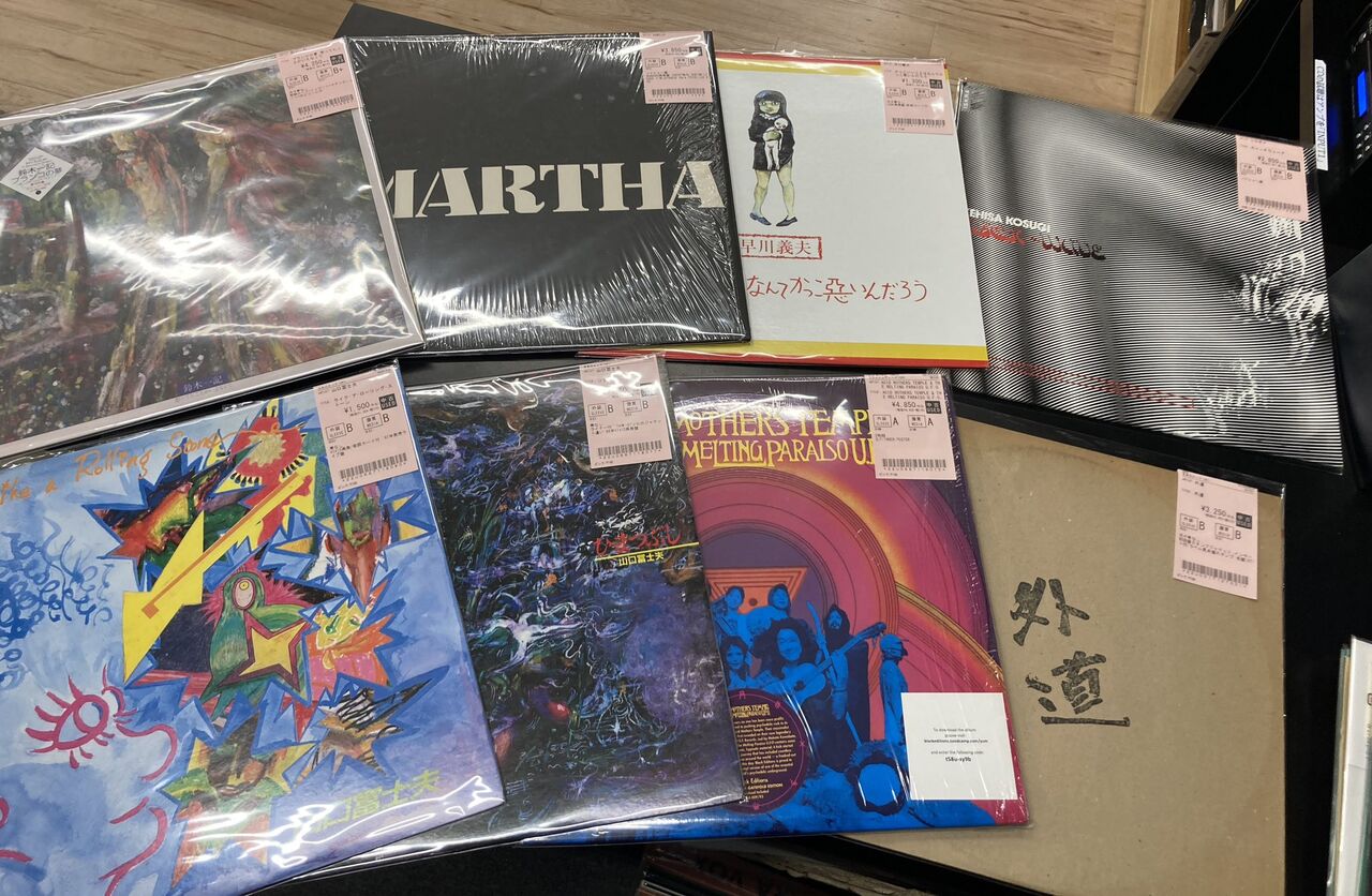6/8(火)日本のロックポップス 中古レコード新着品リスト！！ハイロウズ