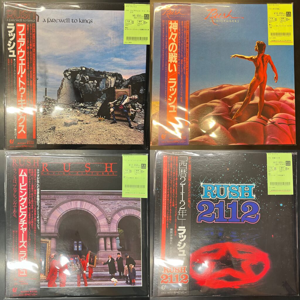 IRON MAIDEN☆RUSH等☆ハードロック☆メタル☆『80枚セット』☆ 8/6(木)ハードロック、ヘヴィメタルの中古レコード約50点展示完了